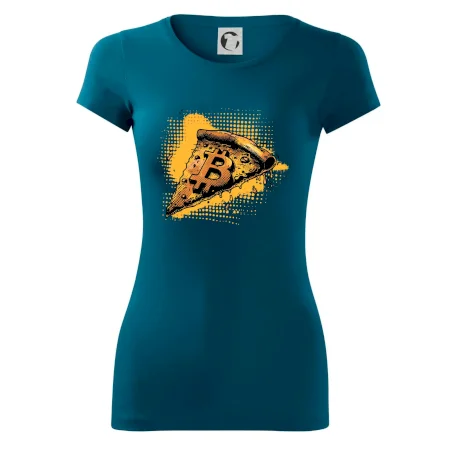 Bitcoin oranžová pizza