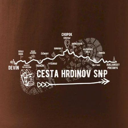 Profil Cesta hrdinov SNP - Obracene Devin - Dukliansky priesmyk