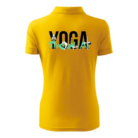 Yoga nápis farebný