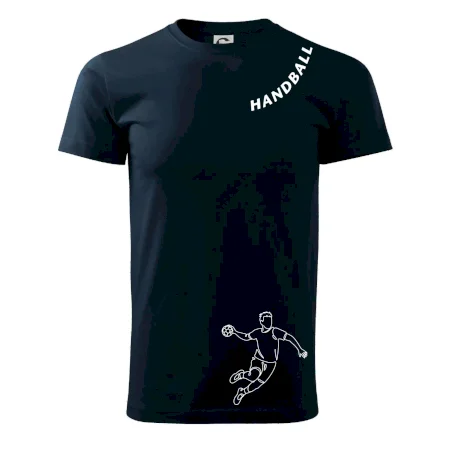 Handball nápis šikmo