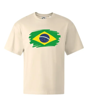 Brazília vlajka štetkou