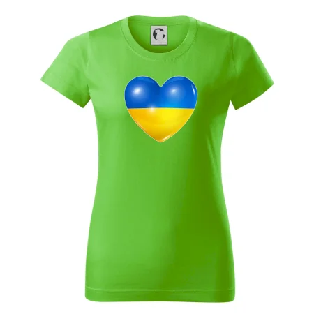 Ukrajina srdce vlajka