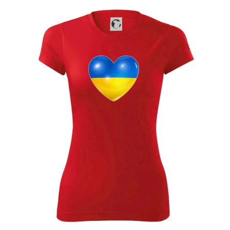 Ukrajina srdce vlajka