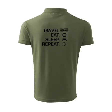 Eat sleep travel - Van