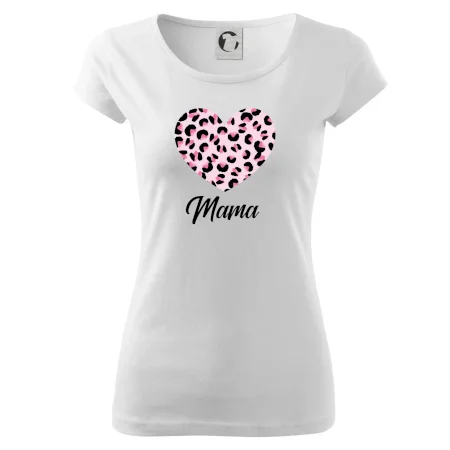 Srdce růžové - mama (Pecka Design)