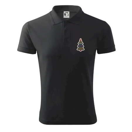 Folklór na prsníku vianočný stromček