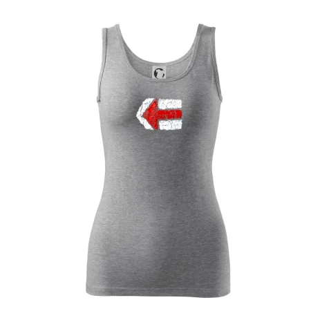 Párová turistická značka  červená