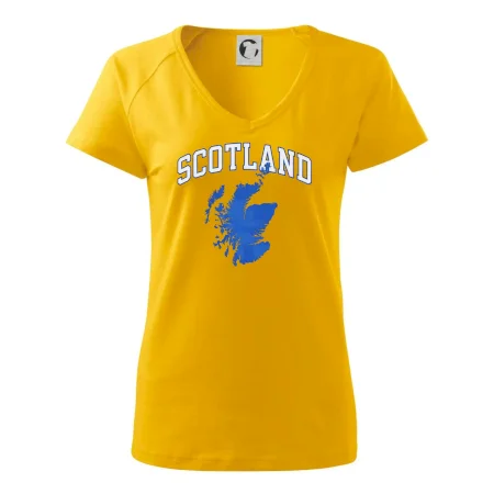 Scotland nápis s mapou