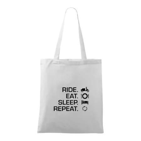 Ride Eat Sleep Repeat moto skúter