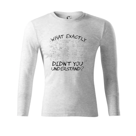 What exactly didn't you understand - physics