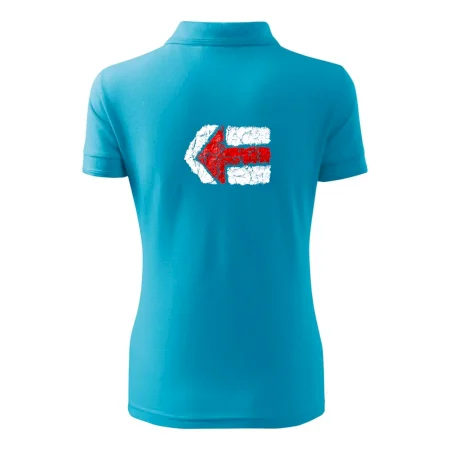 Párová turistická značka  červená