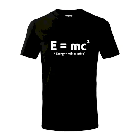 e = mc2 - coffee milk