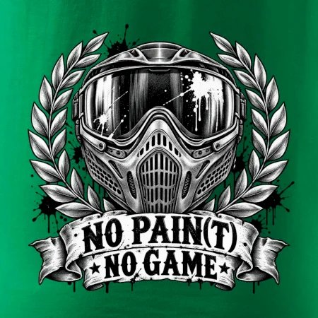 No Paint, No Game – motív s maskou
