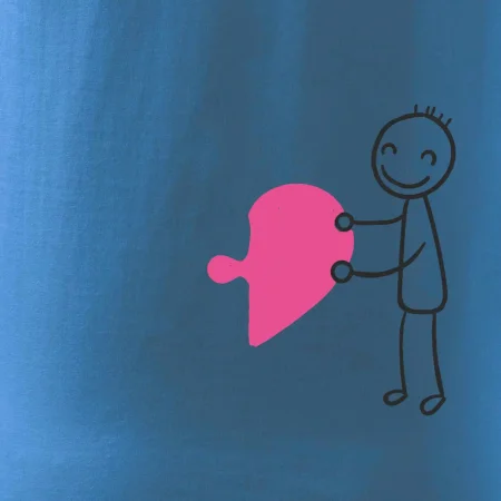 Párové tričká puzzle postavička