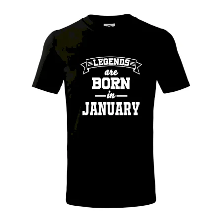 Legends are born in January