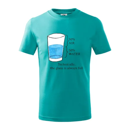 Technically, the glass is always full