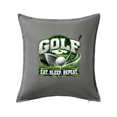 Golfová palica s loptičkou eat sleep repeat