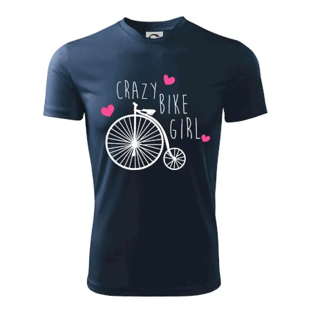 Crazy bike girl
