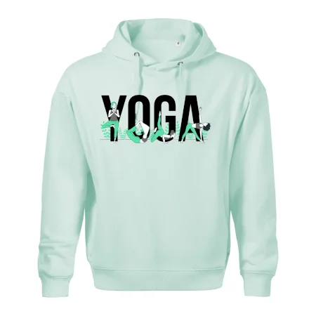 Yoga nápis farebný