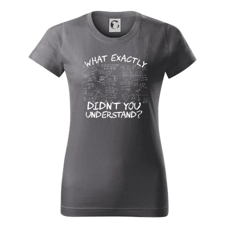 What exactly didn't you understand - physics