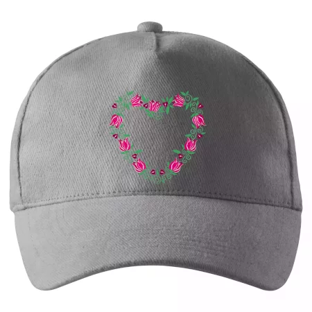 Červené tulipánové srdiečko (Pecka design)