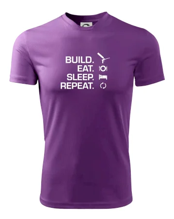 Build eat sleep repeat - montážna pena
