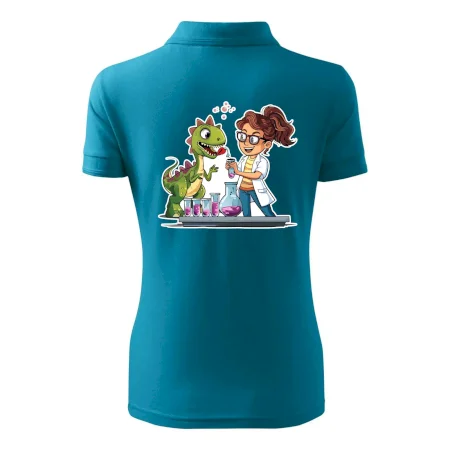 Chemik a dinosaurus - dievča
