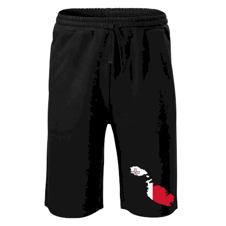 Mapa Malta s vlajkou