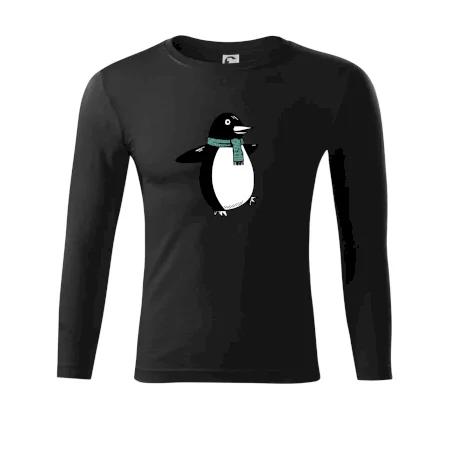 Tučniak so zeleným šálom