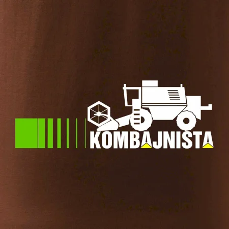Kombajnista zelená a žltá