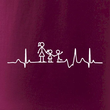 Ekg mamička a dievča + chlapec