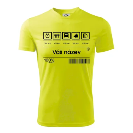 Čárový kód - Vlastní text