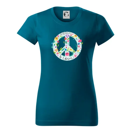 Peace and love symbol
