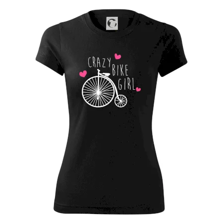Crazy bike girl