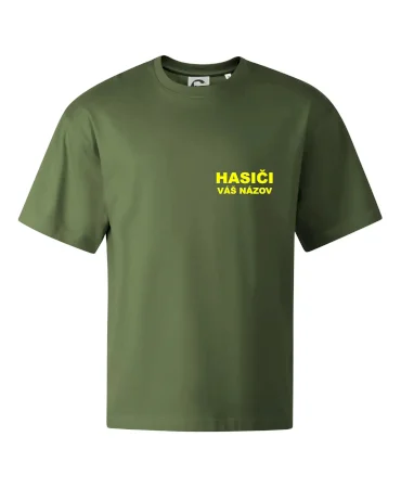 Hasiči - žltý nápis - váš názov zboru