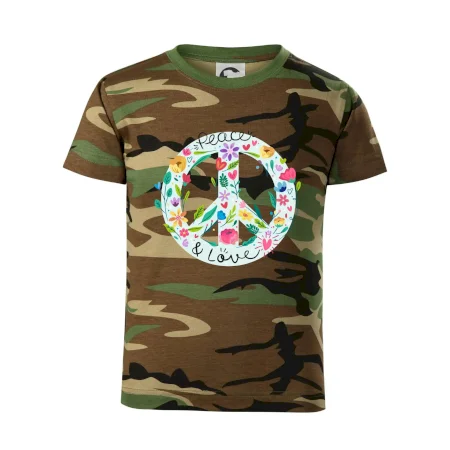 Peace and love symbol
