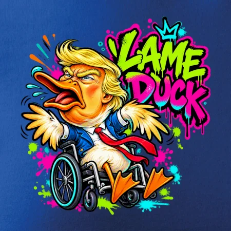 Trump lame duck graffiti