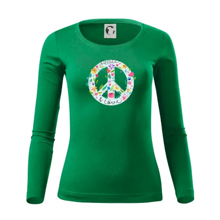 Peace and love symbol