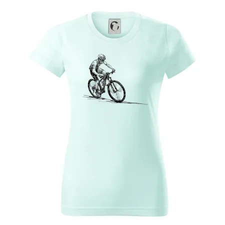 MTB kreslený cyklista