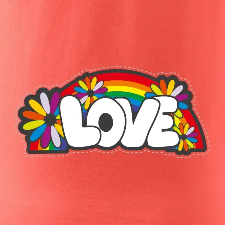 Love s dúhou v pozadí