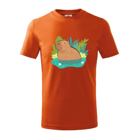 Kapybara vo vode