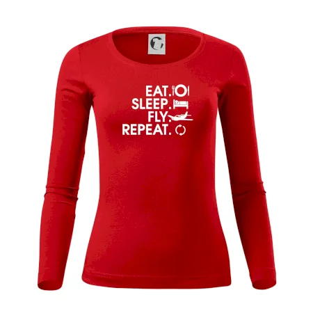 Eat sleep fly repeat