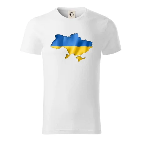 Ukrajina vlajka mapa