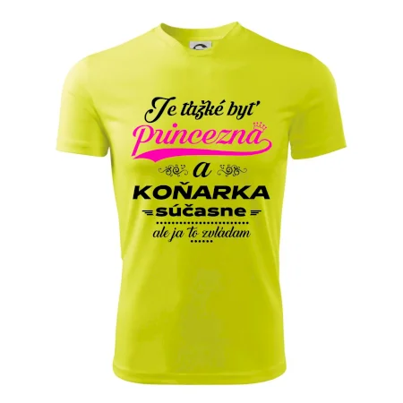 Je ťažké byť princezná koňarka