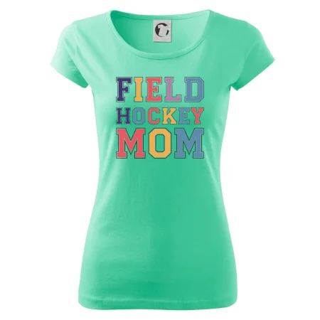 Field hockey mom - športové písmo