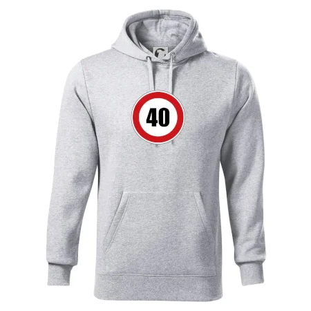 Dopravná značka - obmedzenie rýchlosti 40