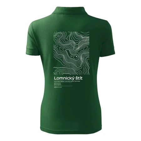 Lomnický štít - vrstevnice v obdĺžniku