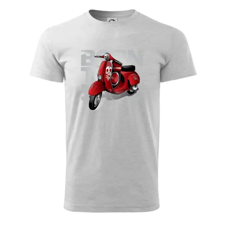 Scooter born to ride red