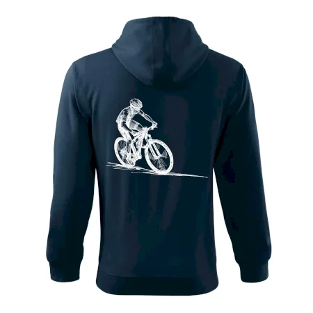 MTB kreslený cyklista