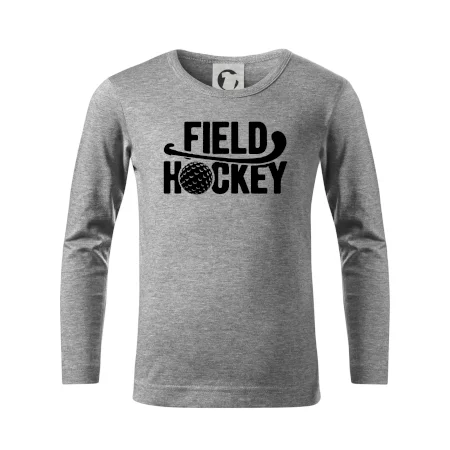 Field hockey loptička a nápis